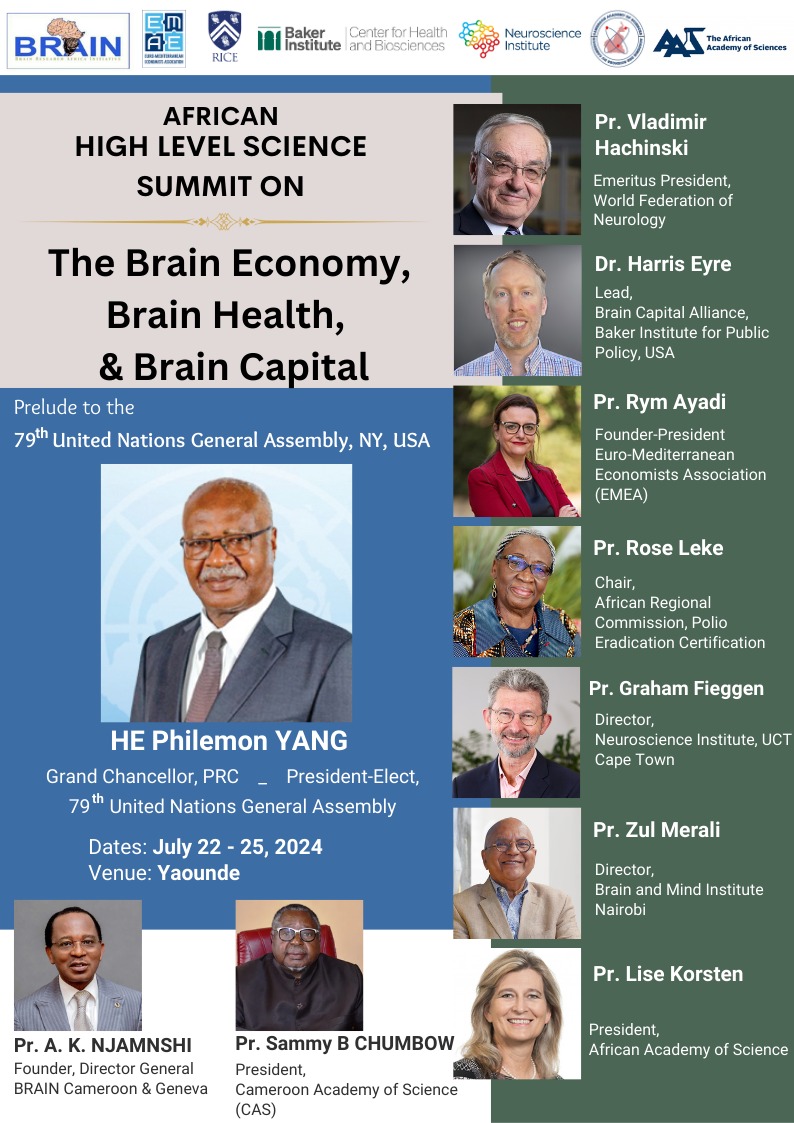 African High Level Science Summit on The Brain Economy, Brain Health, & Brain Capital